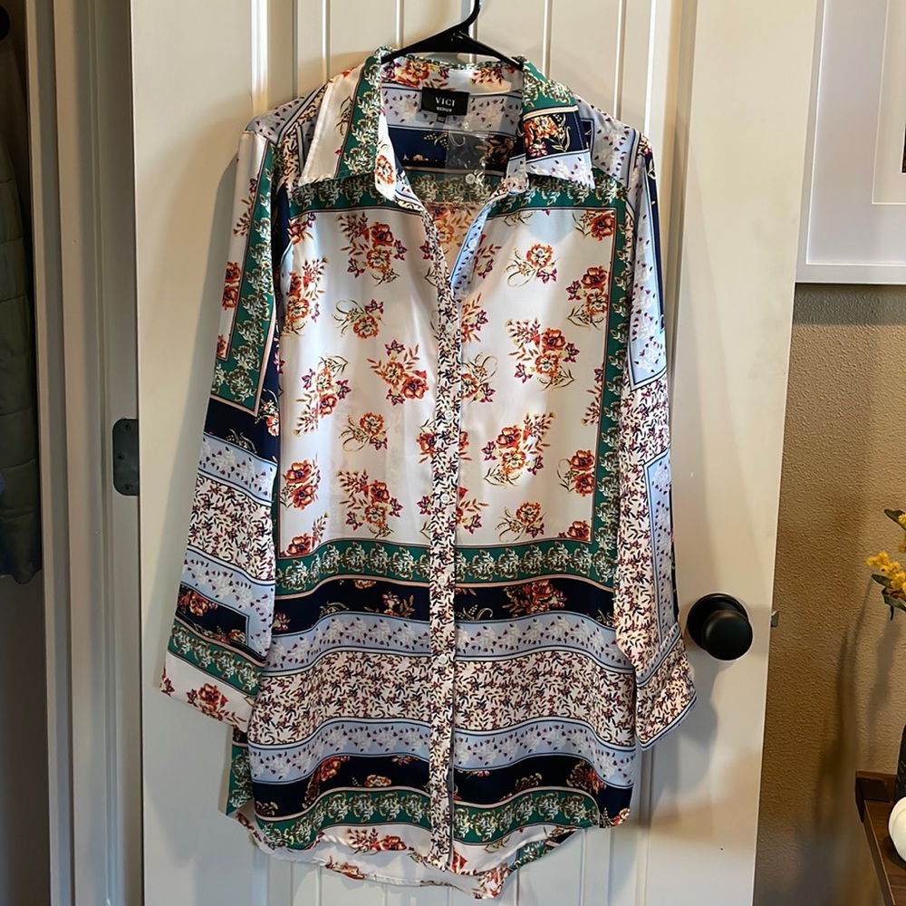 Vici Tunic Vacation Dress, size M